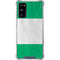 Nigeria Flag Distressed Galaxy S20 FE Clear Case